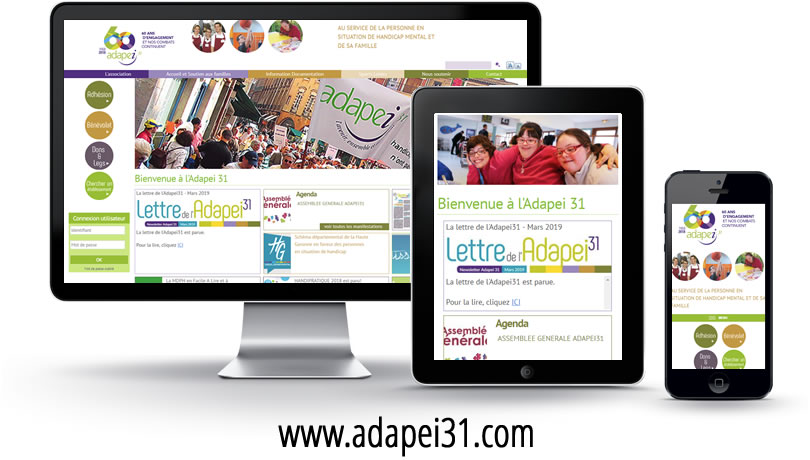 Création site internet Adapei