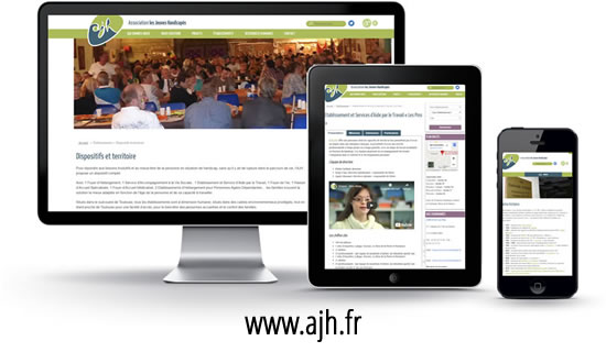 Création site internet Handicap Medico-social Ajh