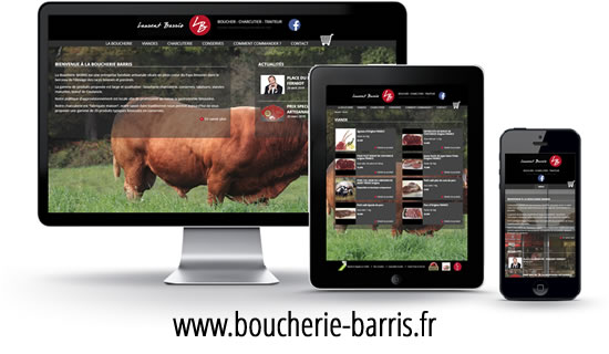 Boucherie Barris Création site internet Ecommerce