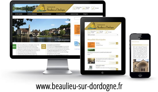 Création site internet Mairie Beaulieu