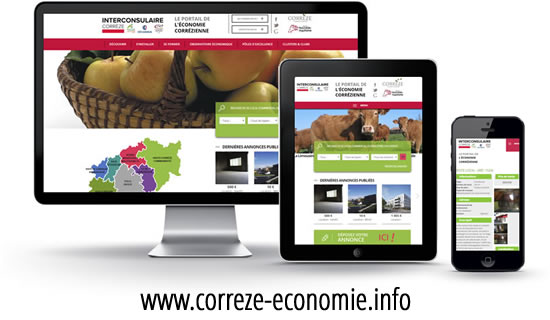 Création site internet Corrèze Economie