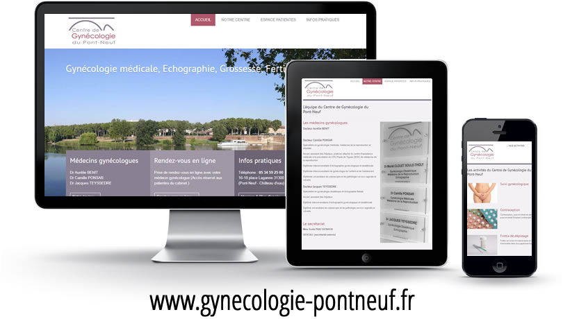 Création site internet Gynecologue toulouse