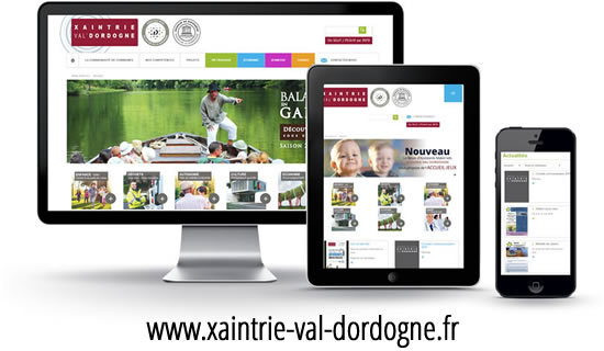 Création site internet Mairie Xaintrie Val Dordogne