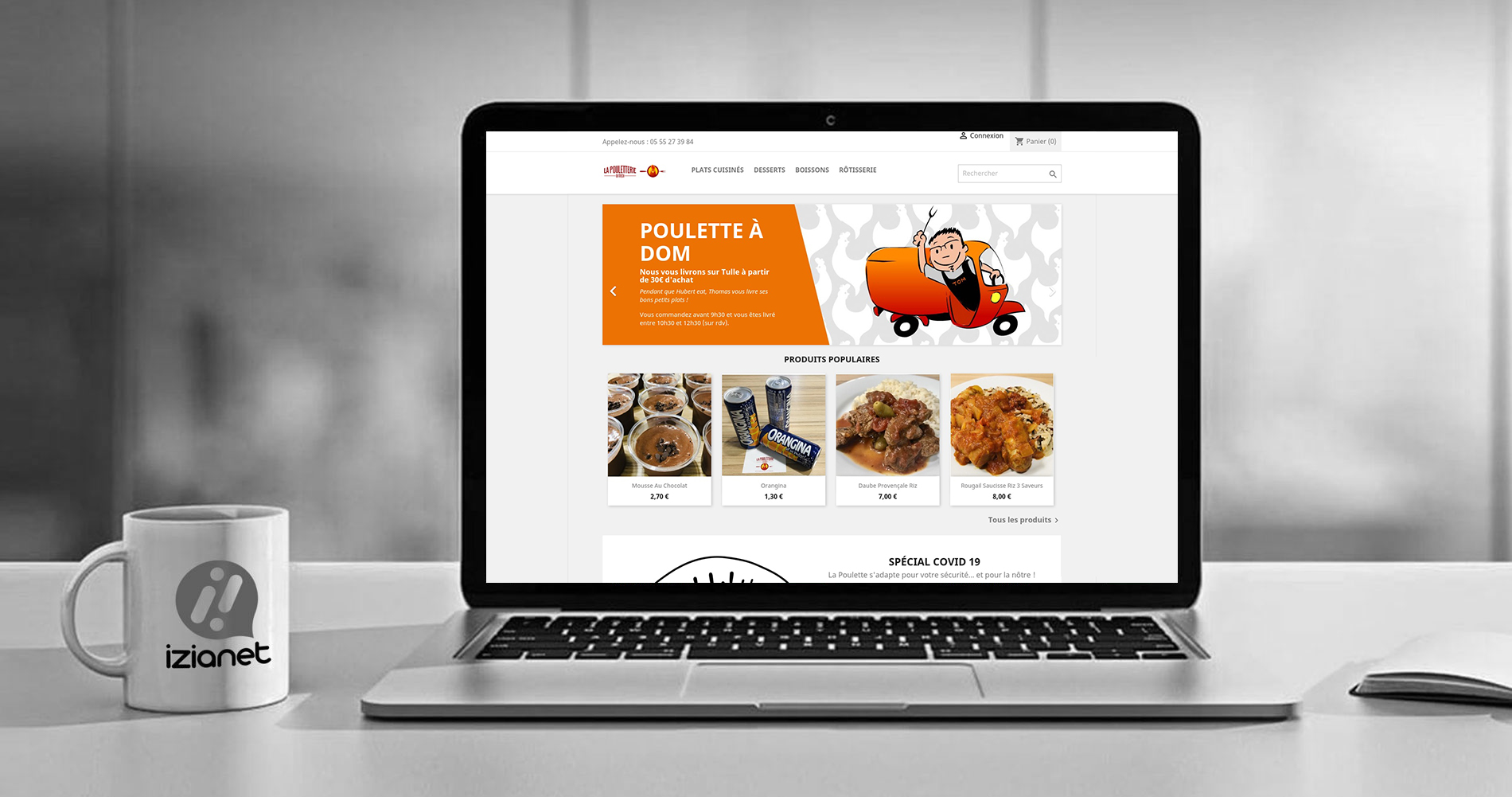 réalisation site internet commerçant tulle